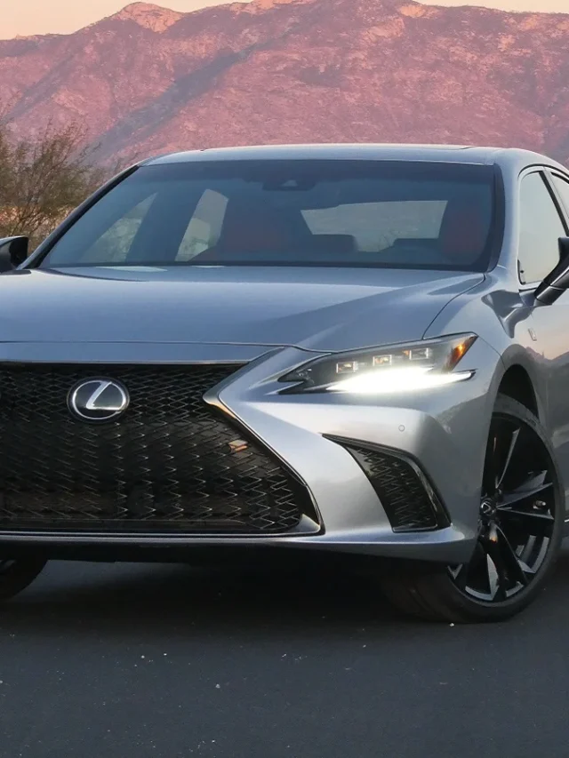 JDP_2023 Lexus ES 300h F Sport Handling Iridium Front Quarter View